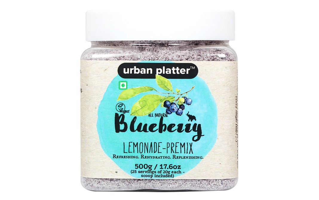 Urban Platter Blueberry Lemonade-Premix   Glass Jar  500 grams